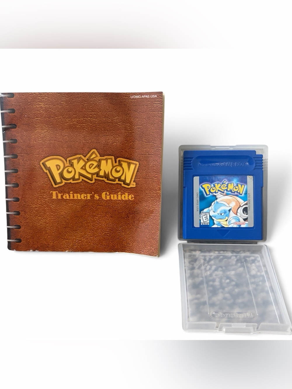 Pokemon Blue Nintendo Gameboy | Authentic Tested + Cleaned w/ Trainer Guide MINT